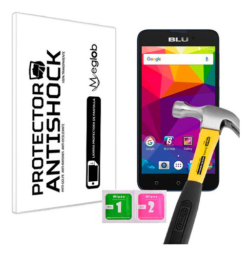 Protector De Pantalla Anti-shock Blu Dash 4 5