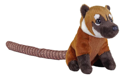 Peluches Wild Republic Coatí De Cola Anillada Nasua Selva Color Marrón