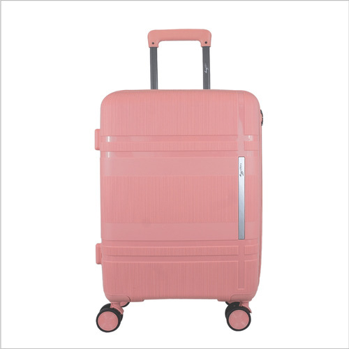 Maleta Viaje Cabina Avión Rígida Ligera Carry On 18 Pulgadas Color Rosa Pastel