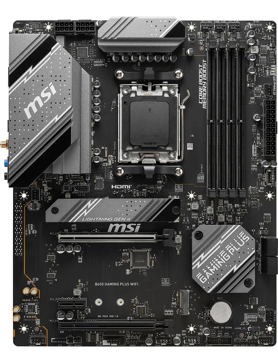 Foto do produto: Placa Mae Msi B650 Gaming Plus Wifi Ddr5 Am5 Preto