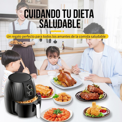 Imagen 9 de 10 de Freidora De Aire Automática Ahorro De Energía Con Accesorios