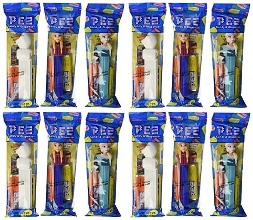 Frozen Caramelo Pez Dispensadores: Paquete De 12