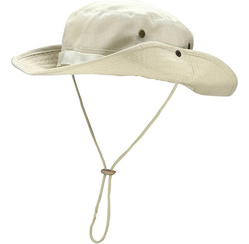 Sombrero Para Pesca De Safari Transpirable De Ala Ancha Para