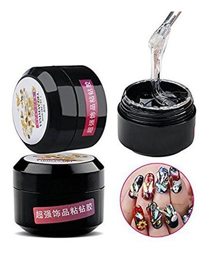 Equipo Para Decorar Uñas Minejin Nail Art Rhinestone Glue Ge