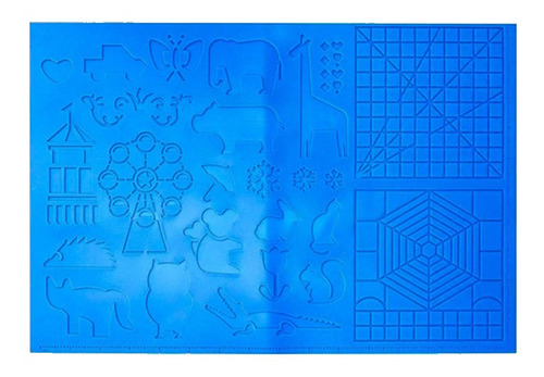 Base Pvc Stencil Latindomo Para Lapicera Impresora 3d Crea Muchas Figuras Y Diseños Personalizados Con Esta Plataforma De Impresion En 3d De Calidad Ideal Para Proyectos Creativos Y Educativos