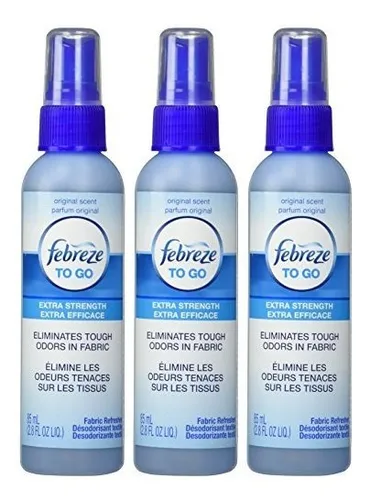 Pack De 3 Sprays De Tela Febreze 2.8 Oz Para Viaje