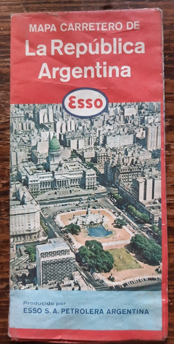 Mapa Carretero / Esso / Año 1963
