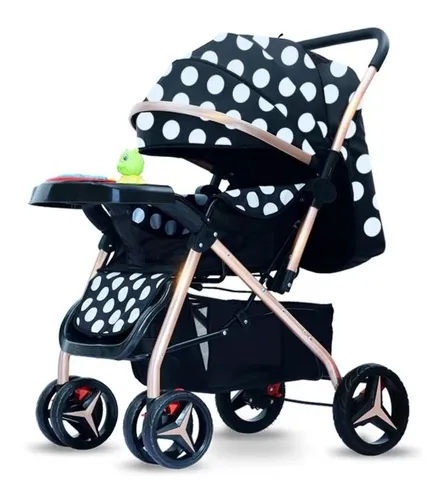 Coche Para Bebe Con Capota Expandible Musical Reversible 602