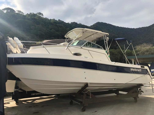 Imagem 2 de 11 de Lancha Wellcraft 265 Com Mercruiser 4.2 230hp Diesel 2007