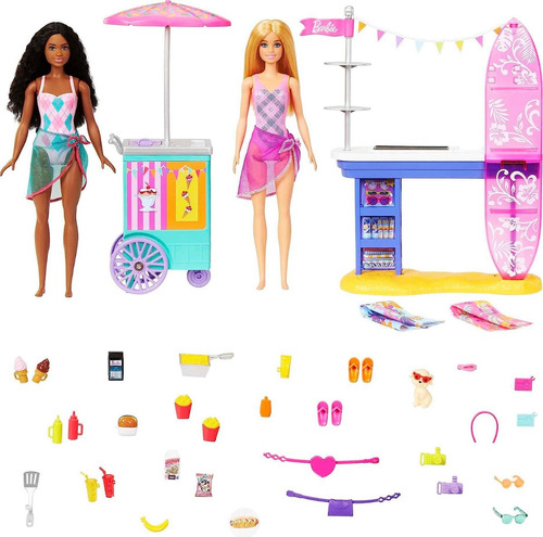 Barbie - Paseo De Playa Malibu - Hnk99