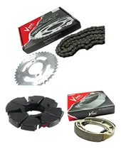 Comprar Kit Transmision Moto Vini C110 + Patin Freno Y Gomas P\u002Fplat