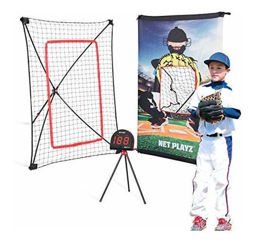 Accesorio Deportivo - Net Playz Smart Baseball Trainer Combo