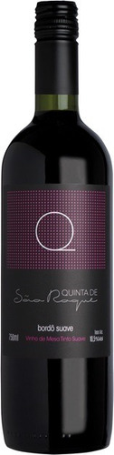 Vinho Tinto Suave Bordo De Mesa 750ml - Quinta São Roque