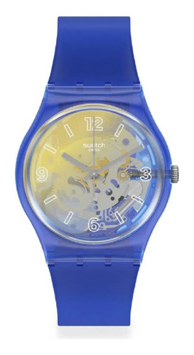 Reloj Swatch Mujer Gn278 Yellow Disco /relojeria Violeta