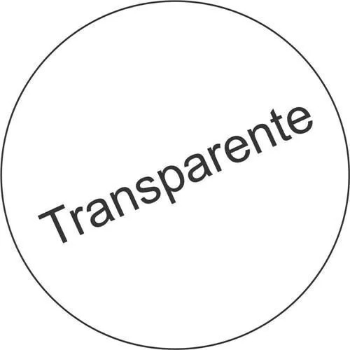 1000 Etiquetas Lacre Selo Adesivo Bolinha Transparente 4x4