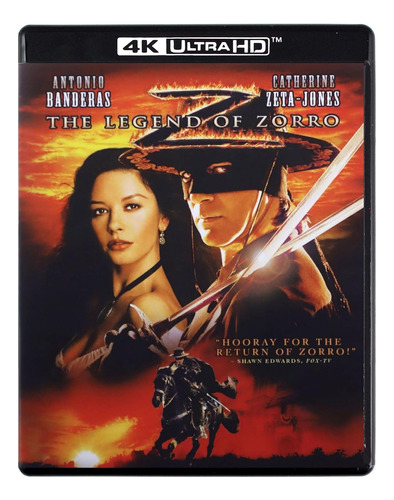 4k Ultra Hd + Blu-ray The Legend Of Zorro Leyenda Del Zorro