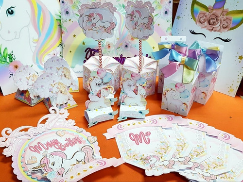 Kit Personalizado 50 Itens - Unicórnio Ii