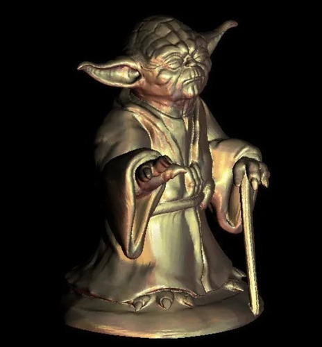 Yoda Star Wars - Arquivo Stl Cnc Router Artcam Aspire 3d