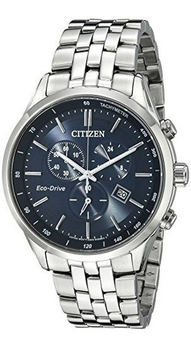 Citizen Men's At2141-52l Reloj De Acero Inoxidable Con Pulse