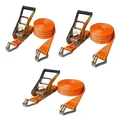 Comprar Kit C/ 3cinta Catraca 5 Ton 50mm 10metro Caminhão Amarração no Mercado Livre
