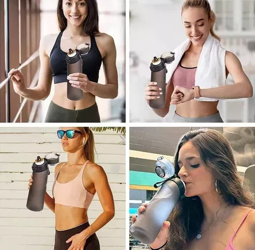 Botella Air Up Botella De Agua Con 7 Cápsulas De Sabores
