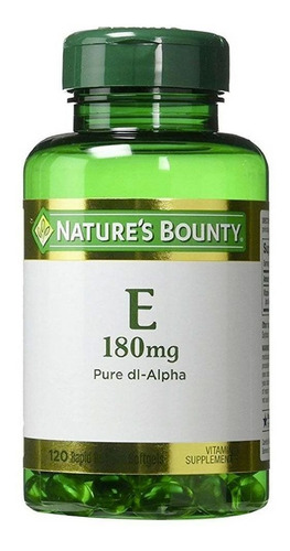 Nature's Bounty Vitamina E 180mg X 120 Cápsulas Blandas