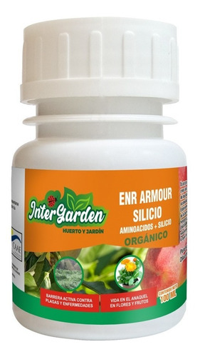 Imagen 1 de 2 de Fertilizante Bioestimulante - Enr Armour - Silicio - 100 Ml
