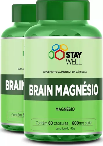 Magnesio L-treonato X2 500mg 120 Cápsulas Puro Original Sin Sabor