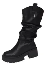 Comprar Botas Bucaneras Mujer Zapato Plataforma Taco Caña Alta