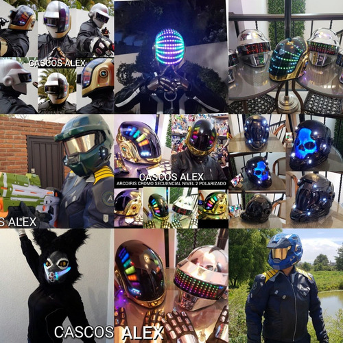 Casco Daft Punk, Halo, Astronauta, Personalizados, Dj Y Mas