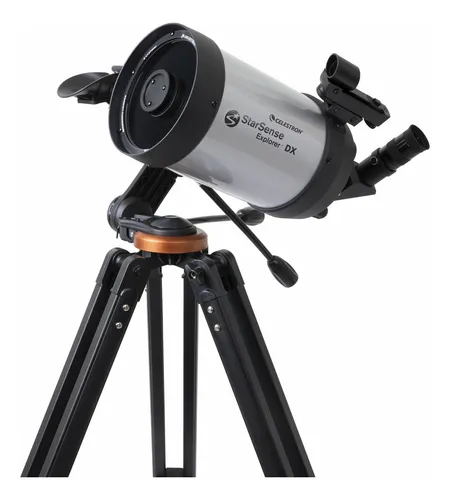 Telescopio Celestron Autoguiado Por Celular Explorer Dx 5 Color Gris