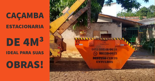 Imagem 2 de 3 de Locação De Caçamba Para Retirada De Entulho Em Foz Do Iguaçu