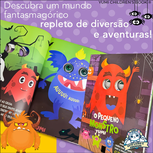 Livro Grande : O Pequeno Monstrinho | Uma Aventura Nada Horripilante Com O Monstrinho Geleia - Capa Dura E Animações Para Crianças