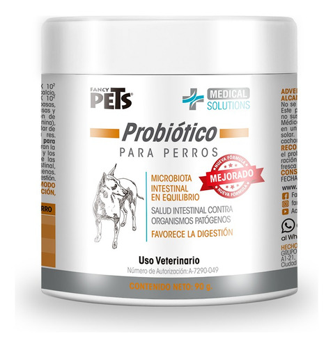 Ms Probiotico Para Perros 90 Gr