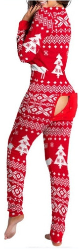 Pijama Mujer Mono Dama Ropa De Dormir Traje Regalo Navidad N