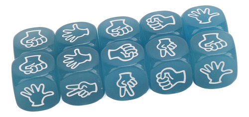 Juego De Dados De Papel Rock Scissors, 10 Unidades, Finger G