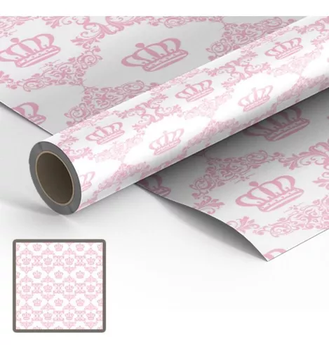 Papel de Parede Adesivo Vinil Joaninhas Fundo Rosa Glitter Fofo Vintage  Quarto Infantil Menina - Deliquadros