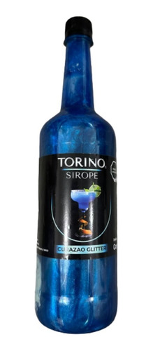 Jarabe/sirope Torino Sabor Curazao Gliter Para Bebidas 1 Lt