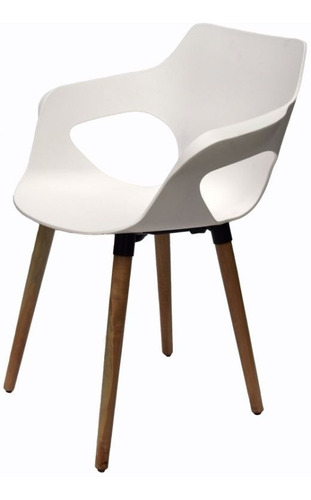 Silla Sillon Recepcion Cocina Hogar Madera Eames