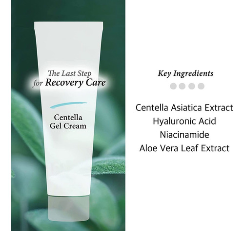 Centella Asiatica Crema Recuperación Para Rostro Manchas De