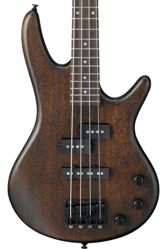 Ibanez Sdgr Mikro Gsrm20b-wnf Bajo Eléctrico Nogal Mate Cantidad De Cuerdas 4 Color Marrón Oscuro Orientación De La Mano Diestro