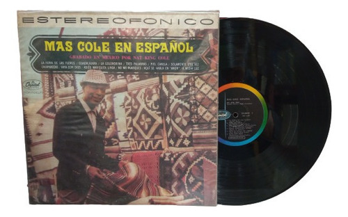 Lp - Acetato - Nat King Cole - Más Cole En Español - 1962