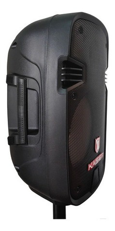 Imagen 3 de 5 de Bafle Bocina Kaiser 8 Ksw-1008 Recargable Bluetooth Led Usb Negro