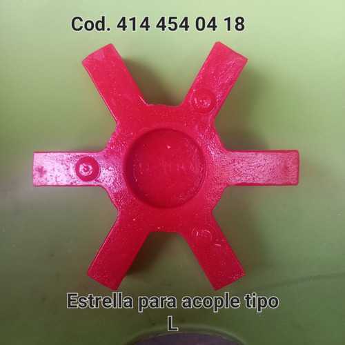 Estrella Goma Elemento Elástico Acople L-110 Poliuretano
