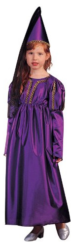 Disfraz Niña - Princesa Medieval - Morado - Traje Mediano