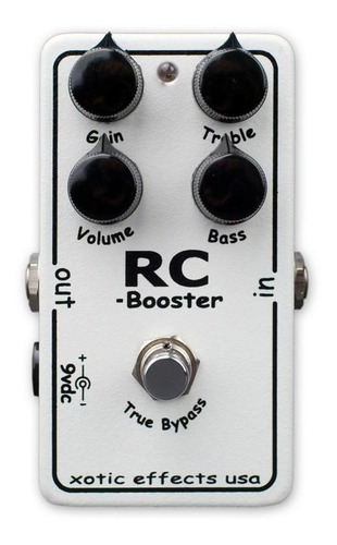 Pedal De Efecto Xotic Rc Booster Boost Para Guitarra
