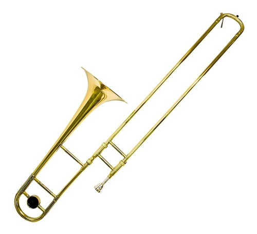 Trombone De Vara Tenor Benson Btbt-1l Laqueado Dourado Bb