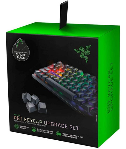 Set De Actualización Keycap Razer Doubleshot Pbt Para Teclad