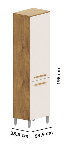 Paneleiro Cozinha Compacta - Castanho/off-white