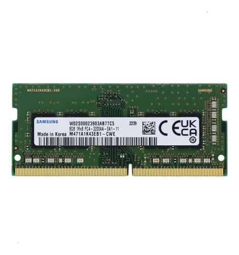 Memoria Ram Ddr4 Notebook Pc4-3200 Sodim 8gb (2x4gb) (Usado)